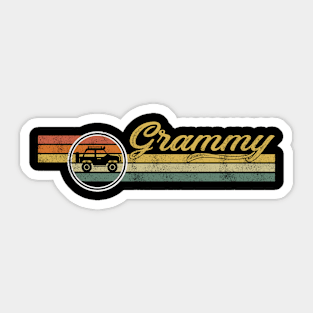 Jeep Grammy Jeep Women Vintage Jeep Retro Jeep Sunset Jeep Jeeps Lover Jeep Mama Sticker